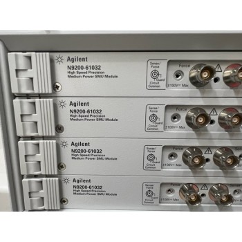 Agilent Technologies N9200-61013 8 slot High Speed Measurement Mainframe w / 6 x N9200-61032 High Speed Precision Medium Power SMU Module